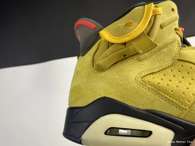 6 TRAVIS JORDAN AIR X SCOTT YELLOW CN1084-300 0725